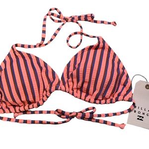 Cute Stylish Striped Bikini Top - Brand New